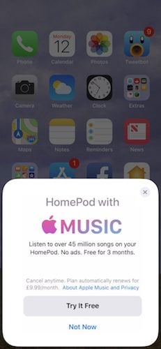 واجهة خدمة Apple Music