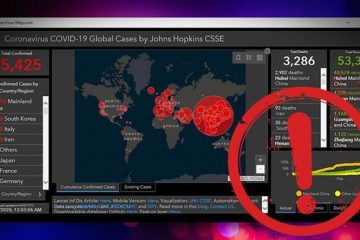 خريطة انتشار لفيروس كورونا تخفي فيروس كورونا للحاسوب والهاتف في شكل تروجان يسرق معلومات المستخدم
