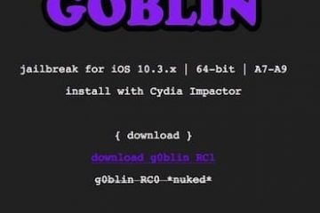 أداة الجيلبريك G0blin متاحة للتحميل للعامة لإصدار iOS 10.3 فما فوق