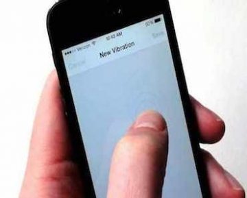 شرح إنشاء إهتزاز لنغمة مخصصة على الايفون
