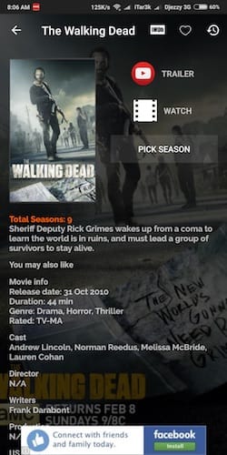 معلومات مسلسل The Walking Dead